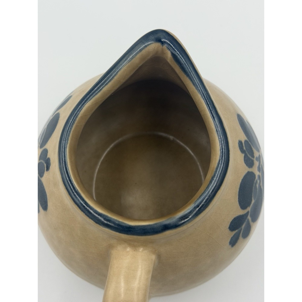 Pfaltzgraff Folk Art Vintage Stoneware Gravy Boat‎ Pitcher  #414Y - Picture 5 of 6
